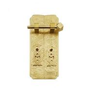 Portone Batacchio,Battente Gabinetto di blocco Fermo Batacchio maniglione Mobili Bronzo Ottone Abbigliamento Vino Prenota Striscia tiro del Governo Maniglia(Pattern 6)