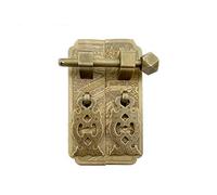 Portone Batacchio,Battente Gabinetto di blocco Fermo Batacchio maniglione Mobili Bronzo Ottone Abbigliamento Vino Prenota Striscia tiro del Governo Maniglia(Pattern 1)