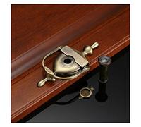 Portone Batacchio,Battente Maniglia moderna in lega di zinco batacchio verde Porta bronzo del foro pigolio Knock maniglia della mobilia decorazione casa Hardware(Green Bronze)