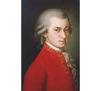 Portrait of Wolfgang Amadeus Mozart - NOTEBOOK A5 / Composers & Operas collection