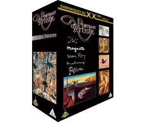 Portraits d'artiste coffret n.2 : pollock, dali, manray, duchamp, magritte