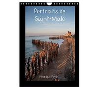 Portraits de Saint-Malo (Calendrier mural 2026 DIN A4 horizontal), CALVENDO calendrier mensuel: Promenades en bord de mer à Saint-Malo