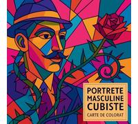 Portrete masculine cubiste - Carte de colorat