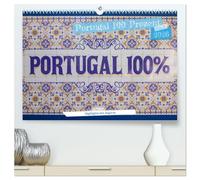 Portugal 100 Prozent (hochwertiger Premium Wandkalender 2026 DIN A2 quer), Kunstdruck in Hochglanz: Die schönsten Orte der Algarve