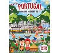 Portugal Coloring Book for kids with facts