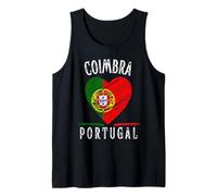 Portugal Flag Heart Coimbra City Canotta