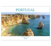 Portugal - Strände in Portugal (Wandkalender 2026 DIN A3 quer), CALVENDO Monatskalender: Der Kalender nimmt Sie mit auf eine Reise entlang der ... den schönsten und eindrucksvollsten Stränden.