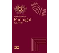 Portuguese Portugal European Union Passport Cover Lined Softcover 6'' x 9'' Notebook / Journal 120 pages