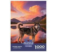 Portuguese Water Dog, Gioco Di Puzzle Da 1000 Pezzi, Attività Conviviale Per La Famiglia, Regalo O Souvenir, Adatto Dai 10 Anni, Pet Dog, 38x26cm/1000pcs