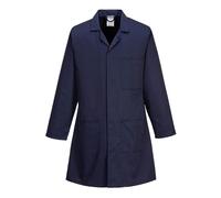Portwest 2852 Camice Standard Twill Polycotton 245g Durevole | Blu navy, 3XL, 3 Tasche Ampie, Apertura Frontale Con Bottoni, Lavabile In Lavatrice A 60°C, Mantiene La Forma Dopo I Lavaggi