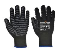Portwest A790 - Guanto antivibrazione, M, nero