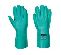 Portwest A810GNRL Guanto Protezione Chimica in Nitrile, Verde, L