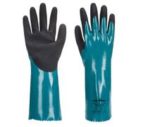 Portwest AP60 Prodotto Chimico Guanti Nitrile Sandy Doppio Immerso Sicuro Grip