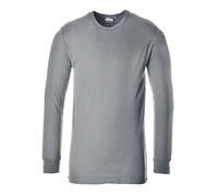 Portwest B123GRRL T-Shirt Termica Manica Lunga, Grigio, Large