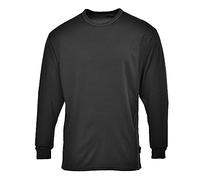 Portwest B133BKRXXL Top Termico Manica Lunga Baselayer, Nero, XXL