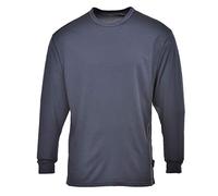 Portwest B133CHA4XL Top Termico Manica Lunga Baselayer, Antracite, 4XL