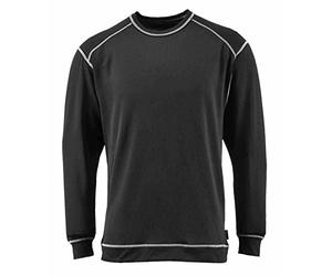 Portwest B153BKRXXL Maglia a Maniche Lunghe Pro Antibatterica, Nero, XXL