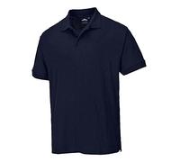 Portwest B210DNRXS Polo Napoli a Maniche Corte, Blu Scuro, XS