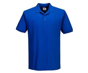 Portwest B210RBRL Polo Napoli a Maniche Corte, Royal, L