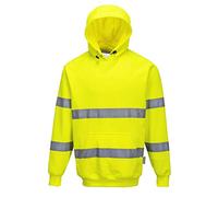 Portwest B304 Felpa con Cappuccio ad Alta Visibilità, Giallo, XXL