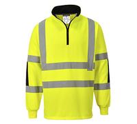 Portwest B308 Felpa Rugby Xenon, Giallo, 5XL