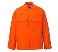 Portwest BIZ2 Giacca Da Lavoro Resistente Alle Fiamme Bizweld FR Per Uomo Arancione, XL