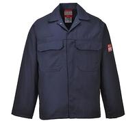 Portwest BIZ2 Giacca Da Lavoro Resistente Alle Fiamme Bizweld FR Per Uomo Marina, L
