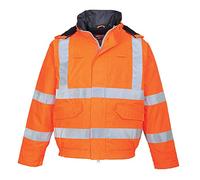Portwest Bizflame Hi-Vis Bomber Jacket - Color: Orange - Talla: 4XL