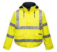 Portwest Bizflame Hi-Vis Bomber Jacket - Color: Yellow - Talla: XSmall