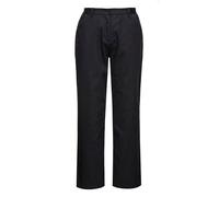 Portwest C071 Pantaloni da Lavoro Rachel Poliestere 3 Tasche con Cerniera | Nero, S, UPF 40+, Mezza Vita Elasticizzata, Tessuto Twill Durevole, Vestibilità Standard, Cuciture a Tripla Cucitura