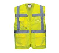 Portwest C376 Gilet Executive Athens Meshair, Giallo, XXL