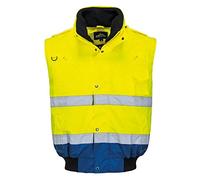 Portwest C465 Bomber Bicolore Alta Visibilità, Giallo/Royal, XXXL