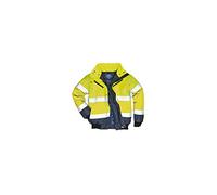 Portwest C465YNRM Bomber Bicolore Alta Visibilità 3 in 1, Giallo/Blu Navi, Medium