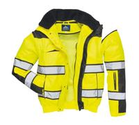 Portwest C466YBRXXXL Bomber Classico ad Alta Visibilità, Giallo/Nero, 3 XL
