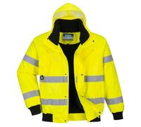 Portwest C467YERM Bomber Alta Visibilità 3 in 1, Giallo, Medium