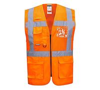 Portwest C496 Gilet in Rete Executive Madrid, Arancione, XXL