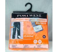 Portwest Classic Impermeabile S441 Pantaloni Da Pioggia Uomo Arancione XL Nuovo