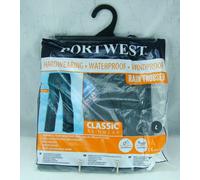 Portwest Classic Impermeabile S441 Pantaloni Da Pioggia Uomo Oliva Grande NUOVO