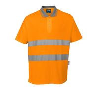 Portwest Cotton Polo a Maniche Corte in Cotone Confort Unisex - Adulto