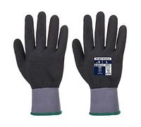 Portwest DermiFlex Ultra Pro - Guanto in schiuma di nitrile, taglia: S, colore: nero, A354K8RS