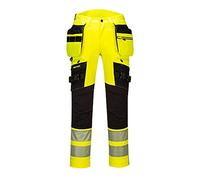 Portwest DX4 Pantalone Holster Hi-Vis per uomo, Taglia: 34, DX442YBR34
