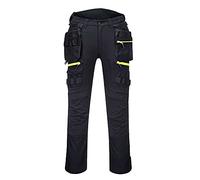 Portwest DX4 Pantalone Holster Tasca Rimovibile per uomo, Colore: Nero, Taglia: 41, DX440BKR41