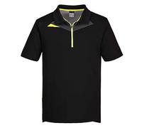 Portwest Dx410-Dx4 S/S-Nero-Taglia Polo, XL Unisex-Adulto