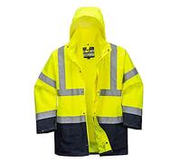 Portwest Essential 5in1 Hi-Vis Jacket - Color: YeNa - Talla: XSmall