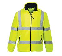 Portwest F300 Pile con Fodera in Rete Polsini Elasticizzati Zip Interattiva