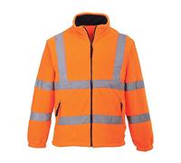 Portwest F300ORRM Pile con Fodera in Rete ad Alta Visibilità, Arancione, M