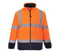 Portwest F301ONRL Pile ad Alta Visibilità, Arancione/Blu, L