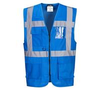 Portwest F476RBRM Gilet Executive Iona, Blu Royal, M
