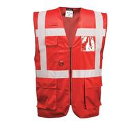 Portwest F476RERM Gilet Executive Iona, Rosso, M