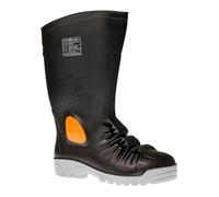 Portwest FD85 S5 Stivali di Sicurezza in Gomma, Unisex - Adulto, SRC, Nero (Nero Bkgr), 43 EU (9 UK)
